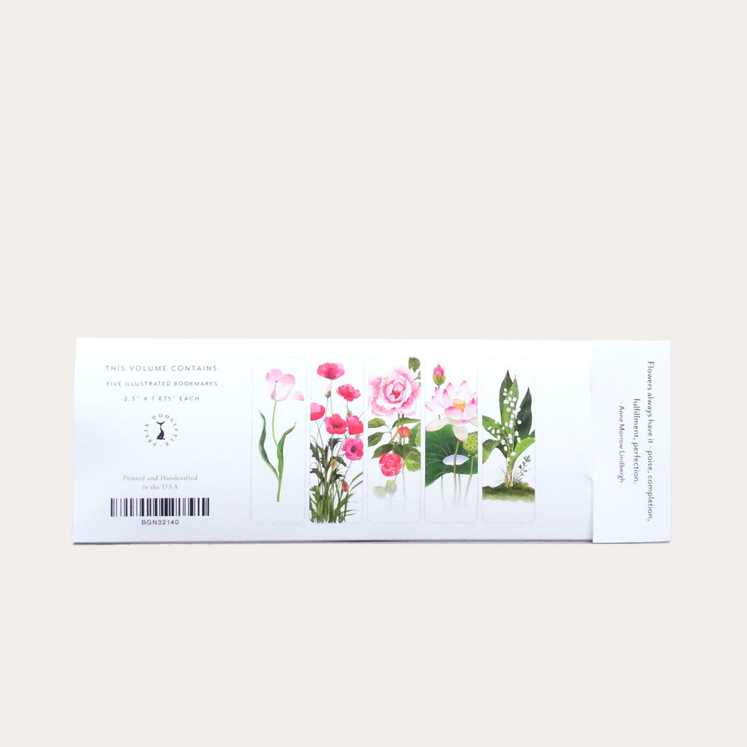Pink Posies | Illustrated Bookmarks