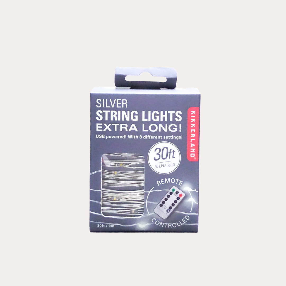 Extra Long Silver String Lights