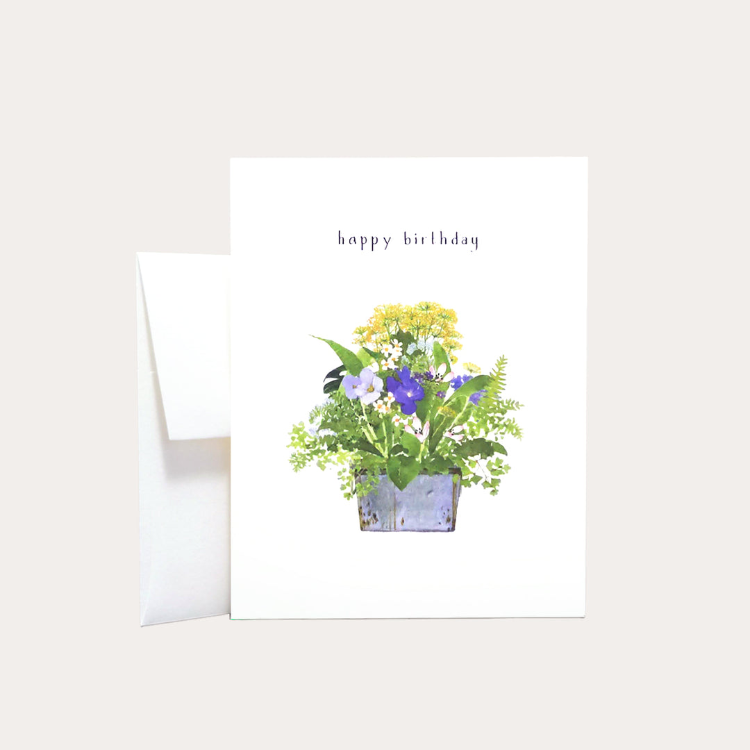 Flowers and Ferns | Greeting Card