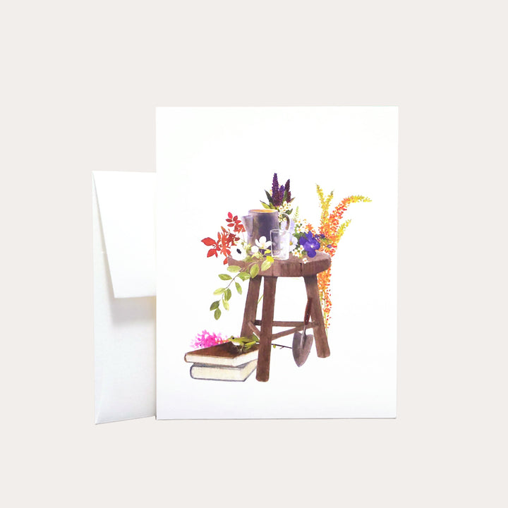 Gardener's Chair | Greeting Card