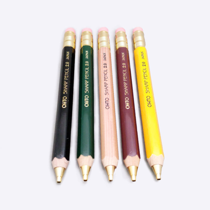 Sharp Wooden Mechanical Pencil | 2.0mm