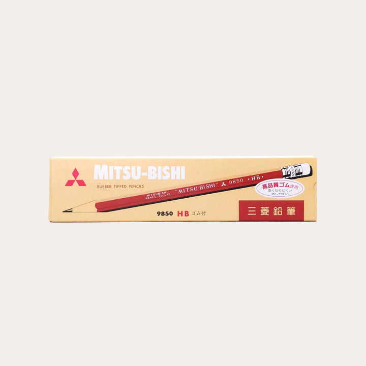 Mitsubishi 9850 HB Pencil with Eraser