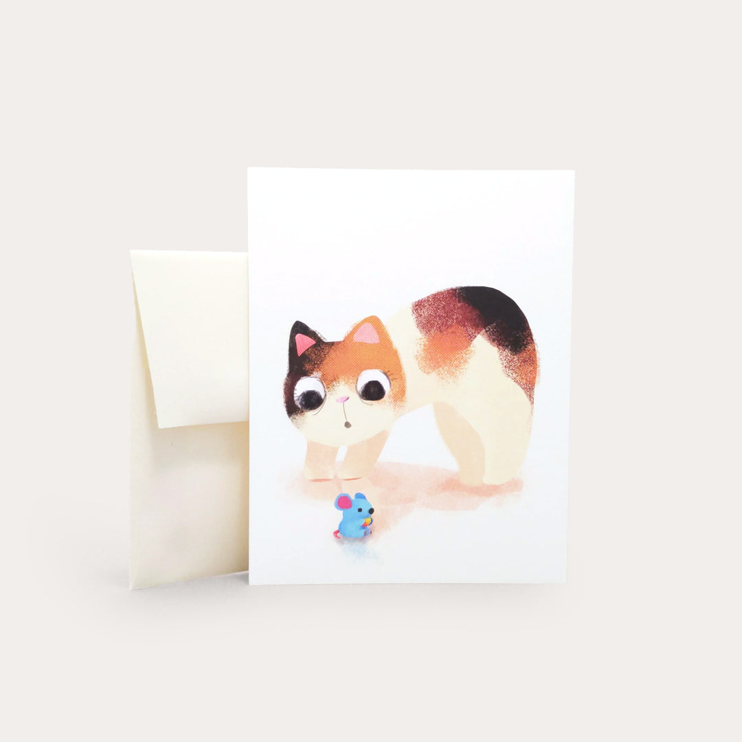 Curious Cat | Greeting Card