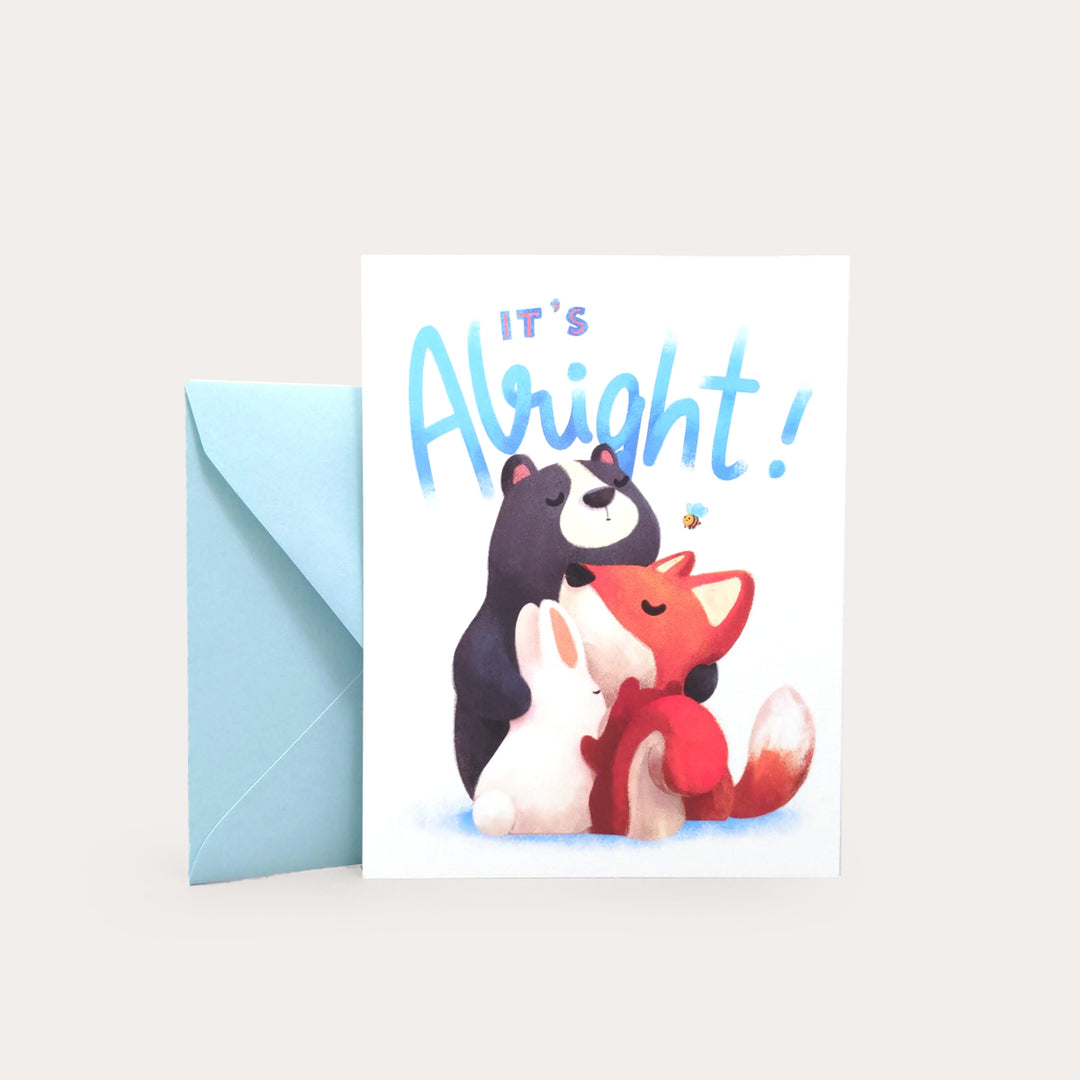 It's Alright Group Hug | Greeting Card