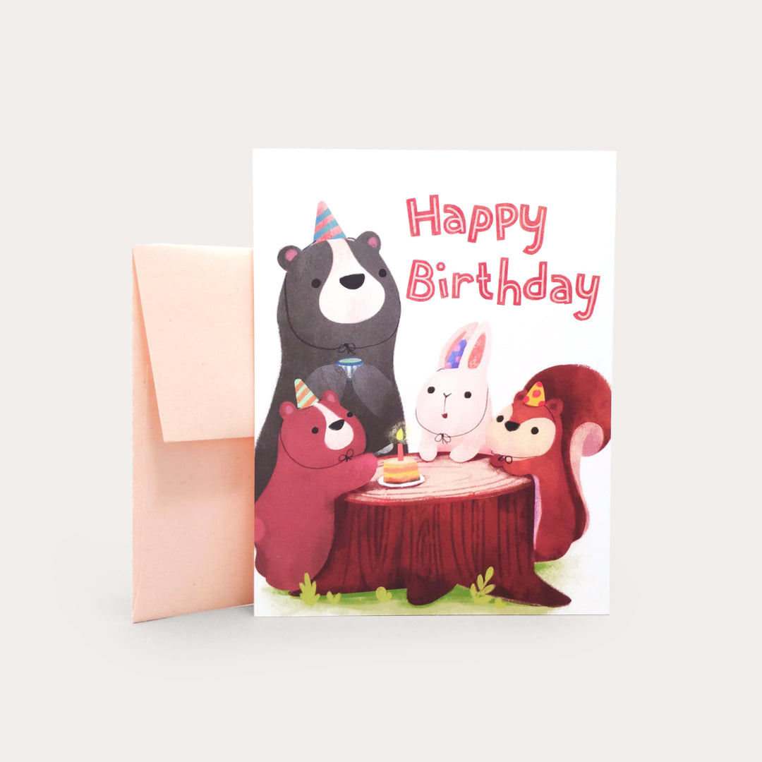 Forest Animals Birthday | Greeting Card