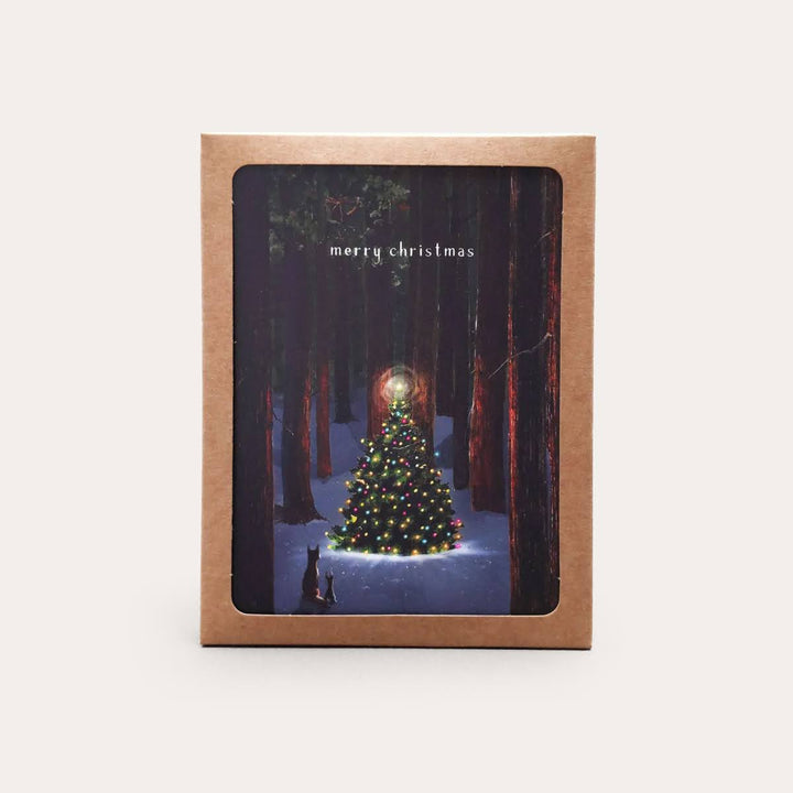 Tree Lighting Holiday Card