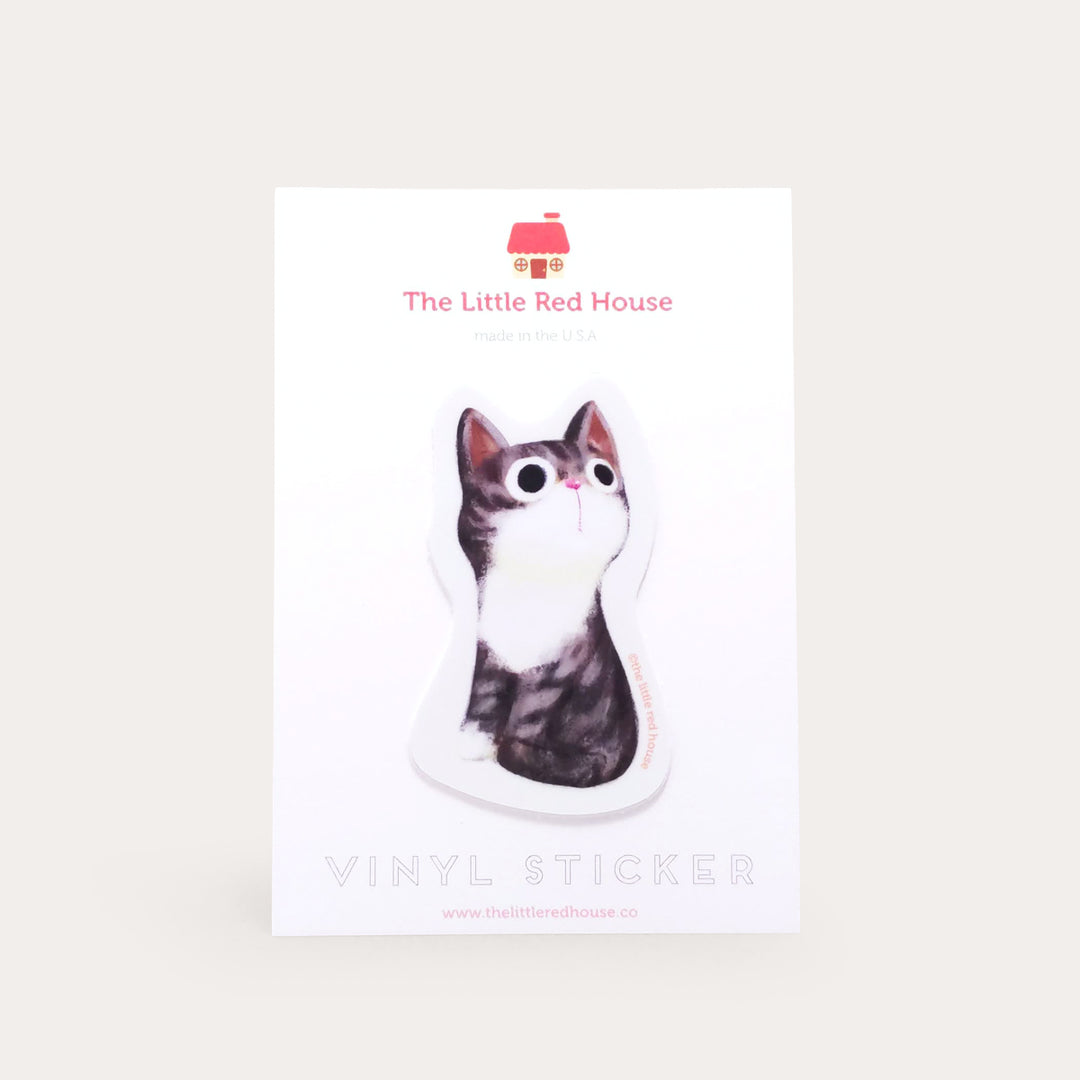 Grey Tabby | Vinyl Sticker