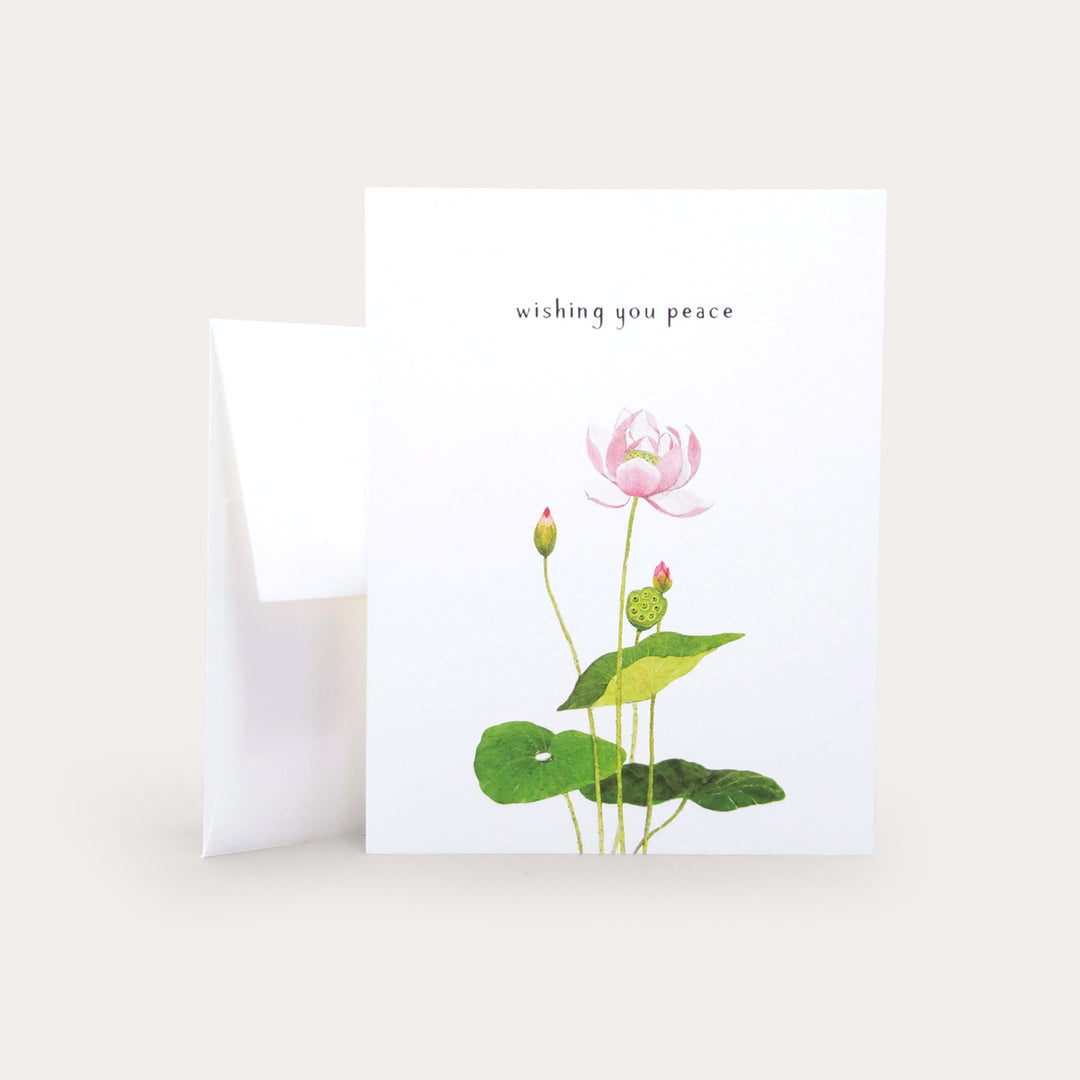 Peaceful Lotus | Greeting Card