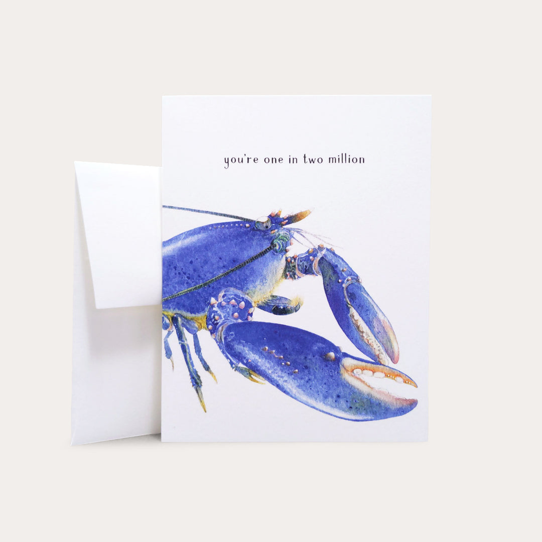 Blue Lobster | Greeting Card