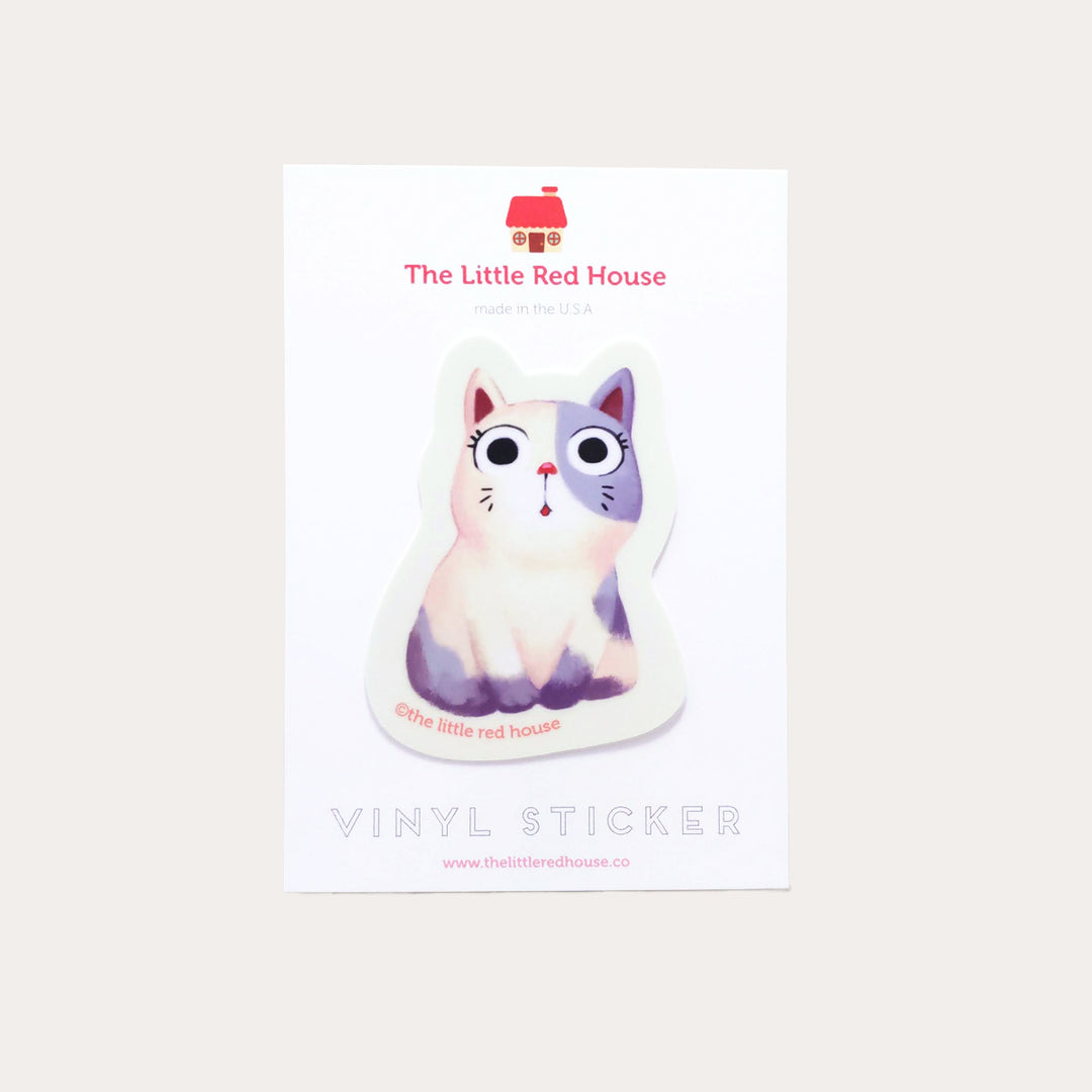 Chubby Cat Vinyl Sticker