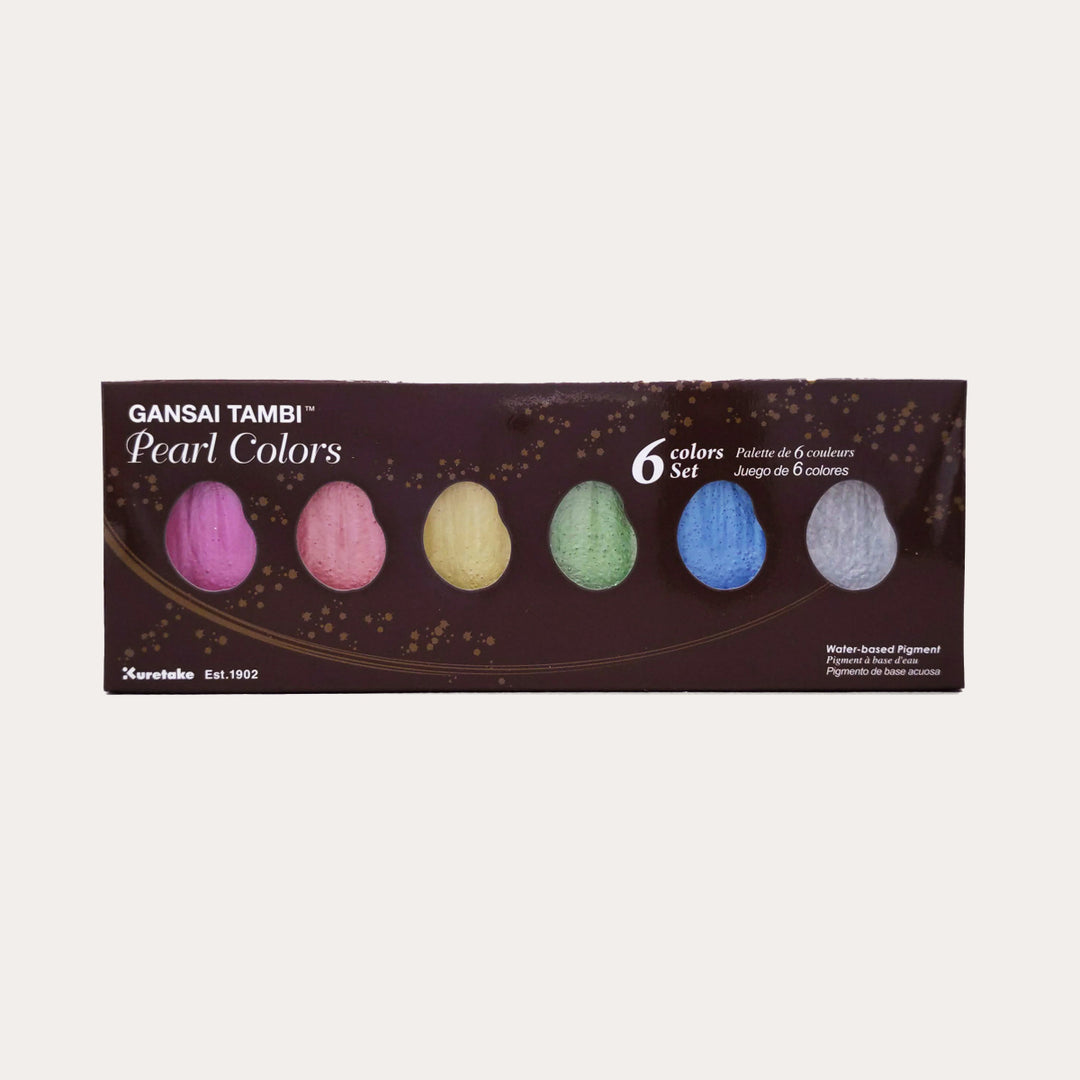 Gansai Tambi Pearl Colors | 6 Color Set