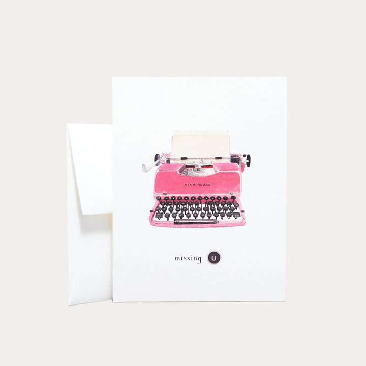 When Type Was Manual | Greeting Card