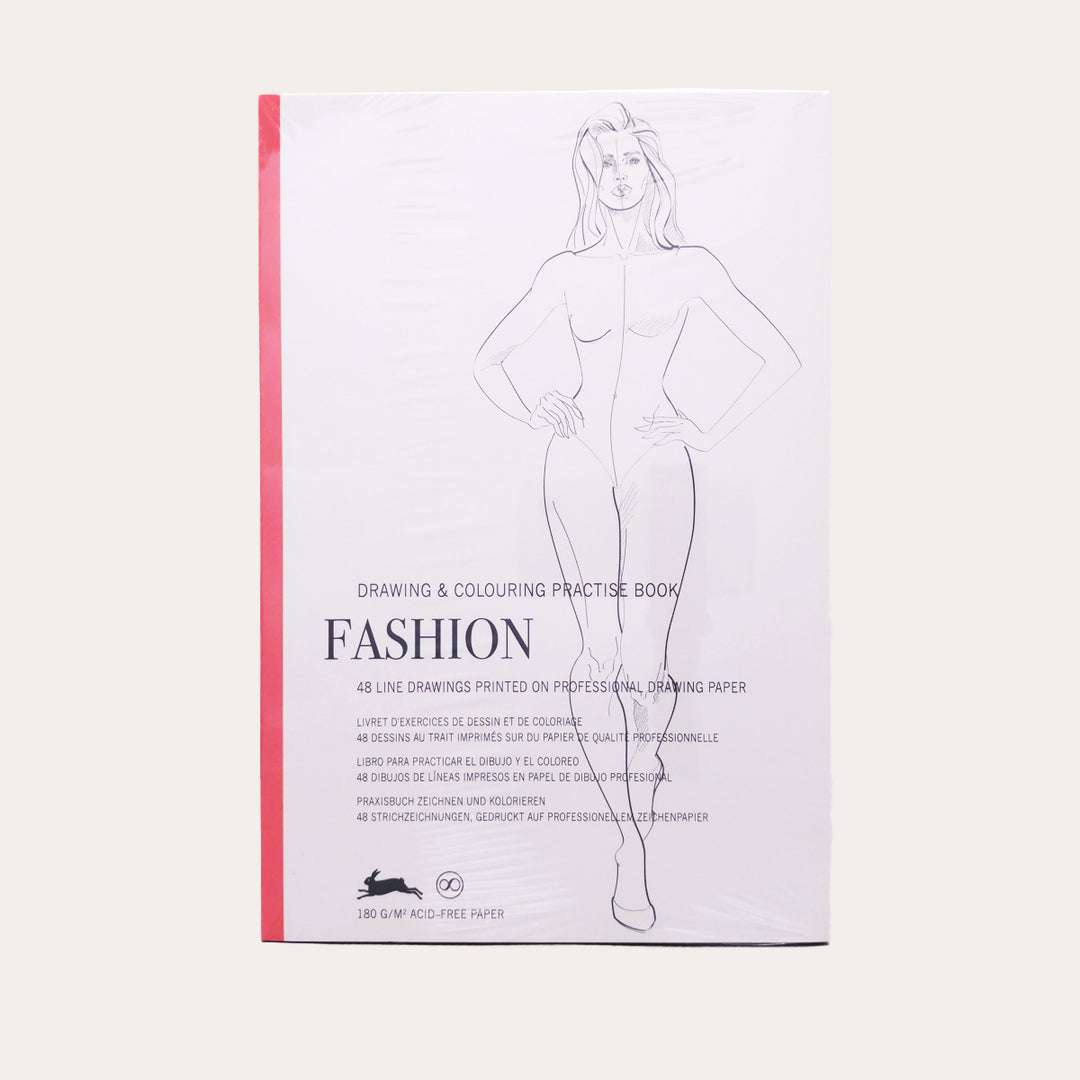 Fashion | Drawing and Coloring Practice Book