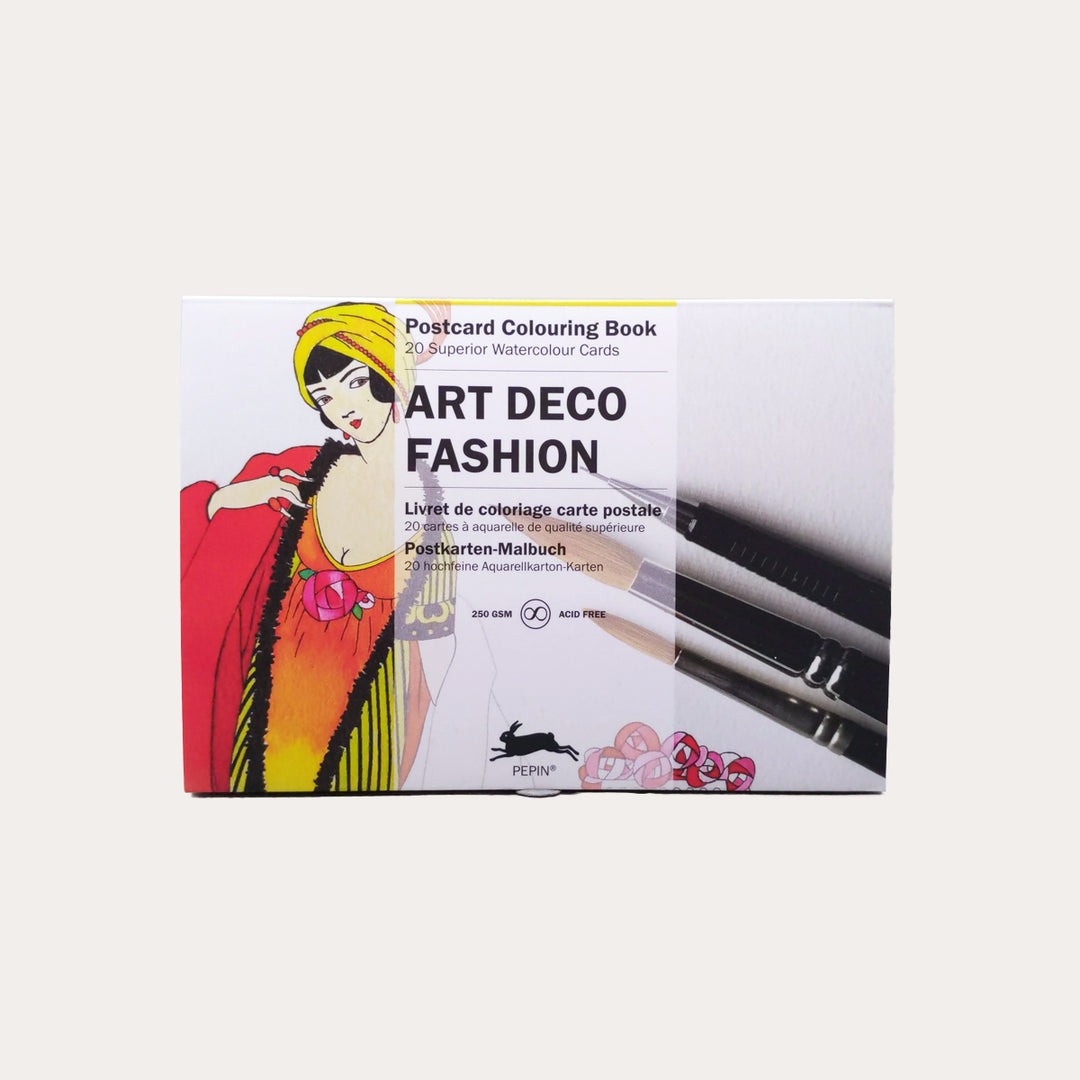 Art Deco Fashion | Coloring Postcards