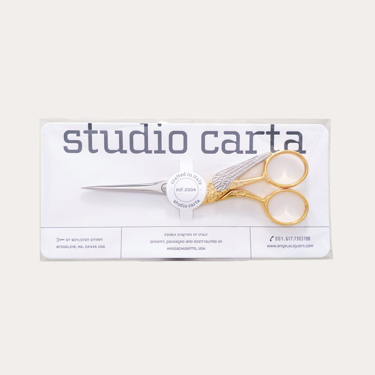 Crane Scissors - Rose Gold