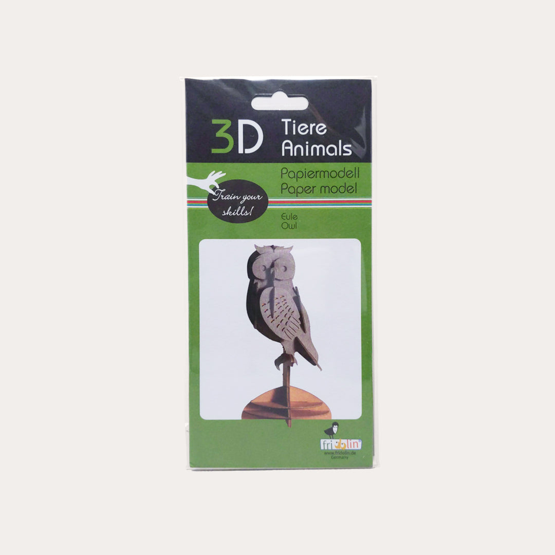 Owl | 3D Paper Model Puzzle