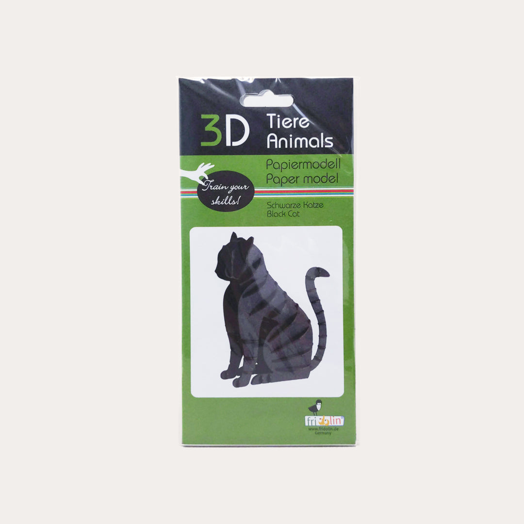 Black Cat | 3D Paper Model Puzzle