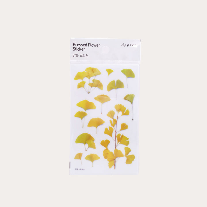 Ginkgo | Pressed Flower Sticker