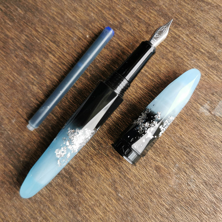Briolette Fountain Pen | Luminous Blue | Fine