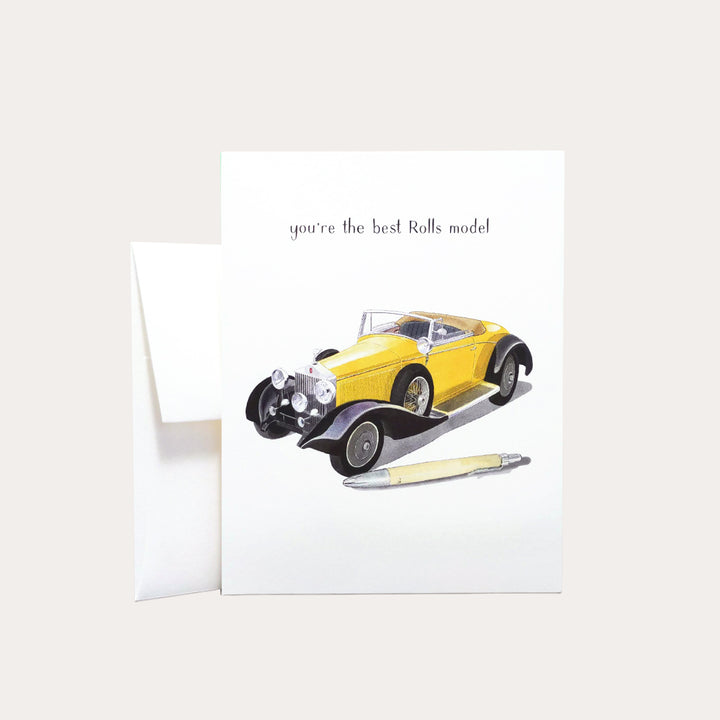 Rolls Model | Greeting Card