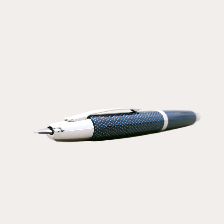 Vanishing Point Fountain Pen | Blue Carbonesque