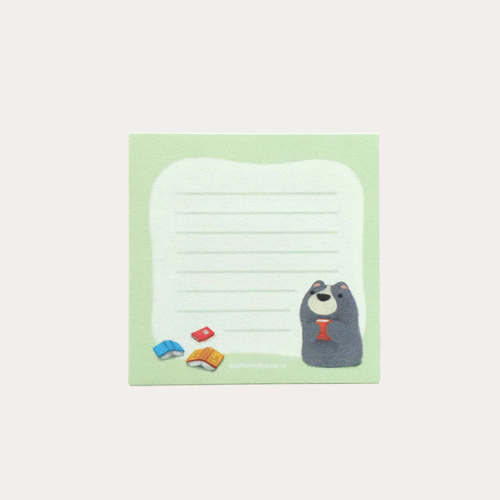 Bear with Book | Sticky Notes