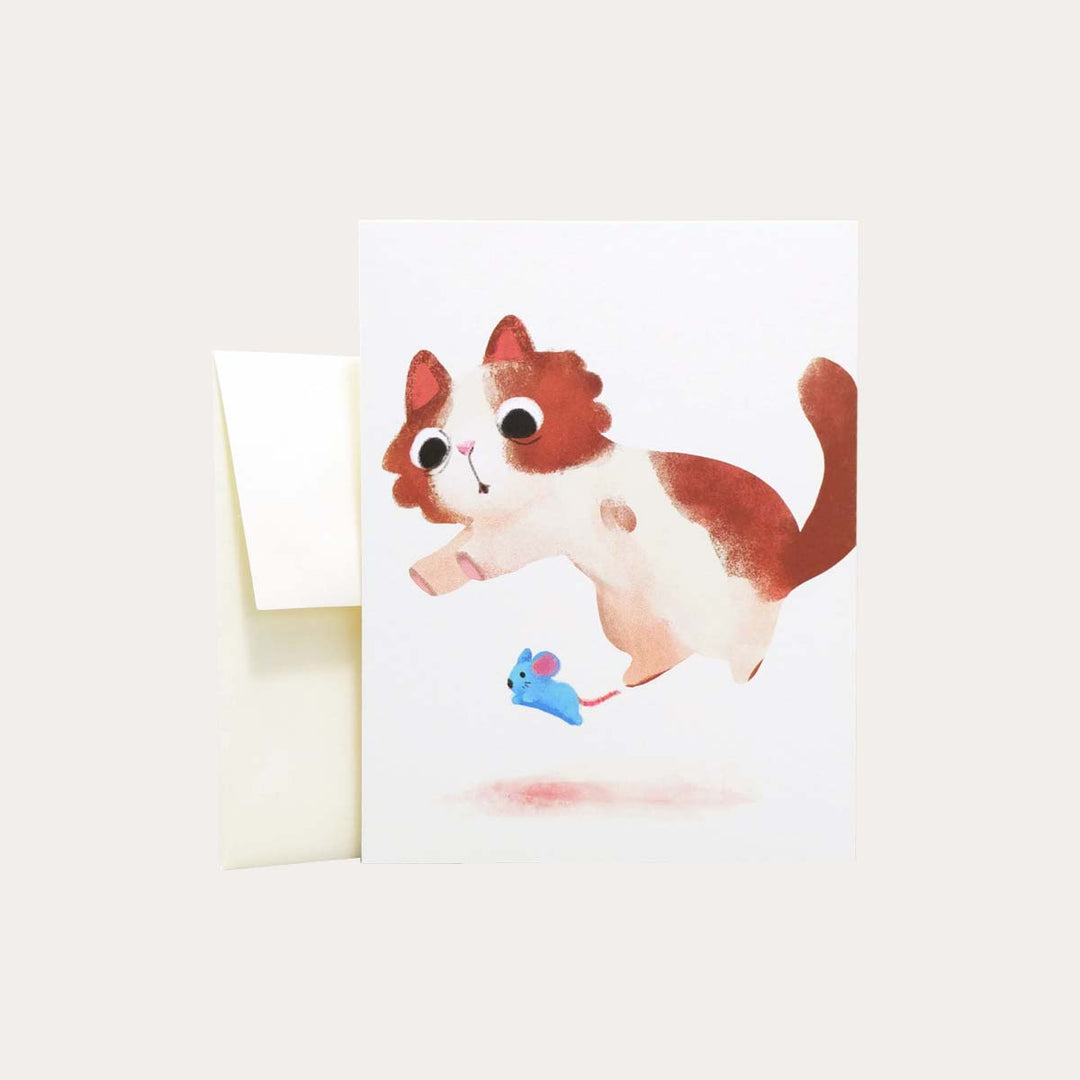 Bouncy Cat | Greeting Card