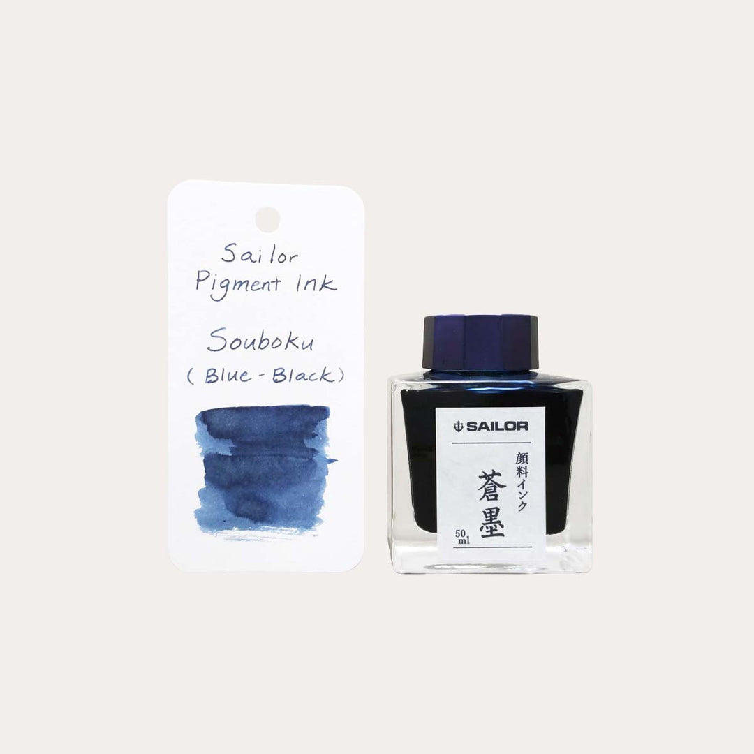 Souboku Pigmented Blue-Black Ink