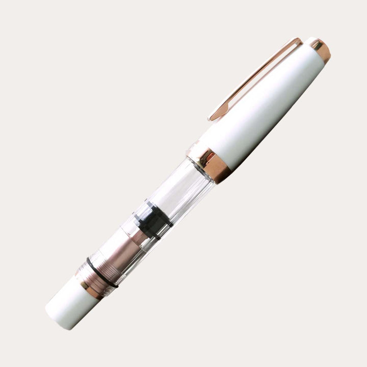 Diamond Mini Fountain Pen | White Rose Gold v2