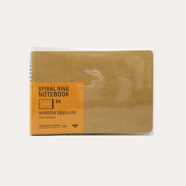 Spiral Ring Notebook with Window Envelope