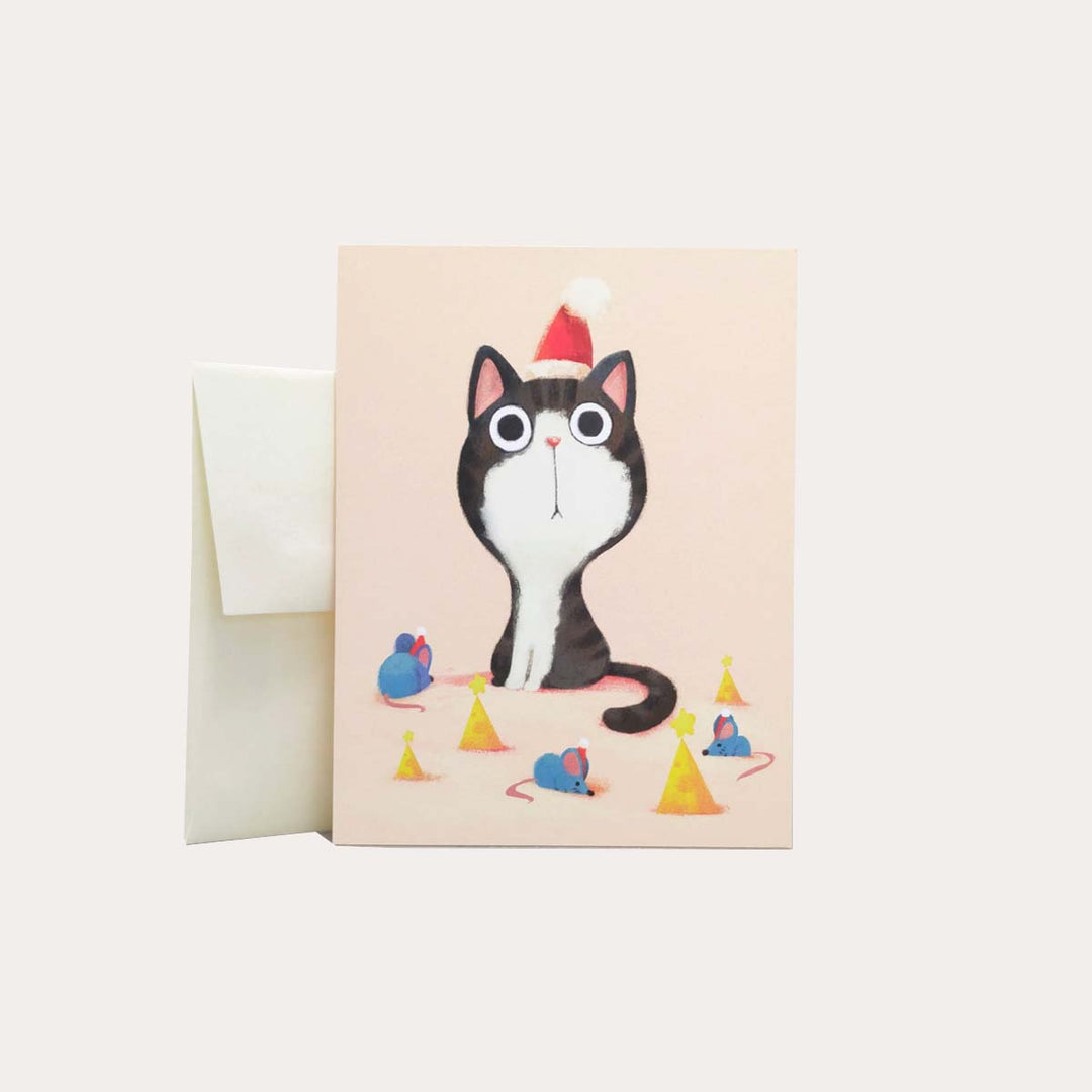 Tabby and Mice | Greeting Card