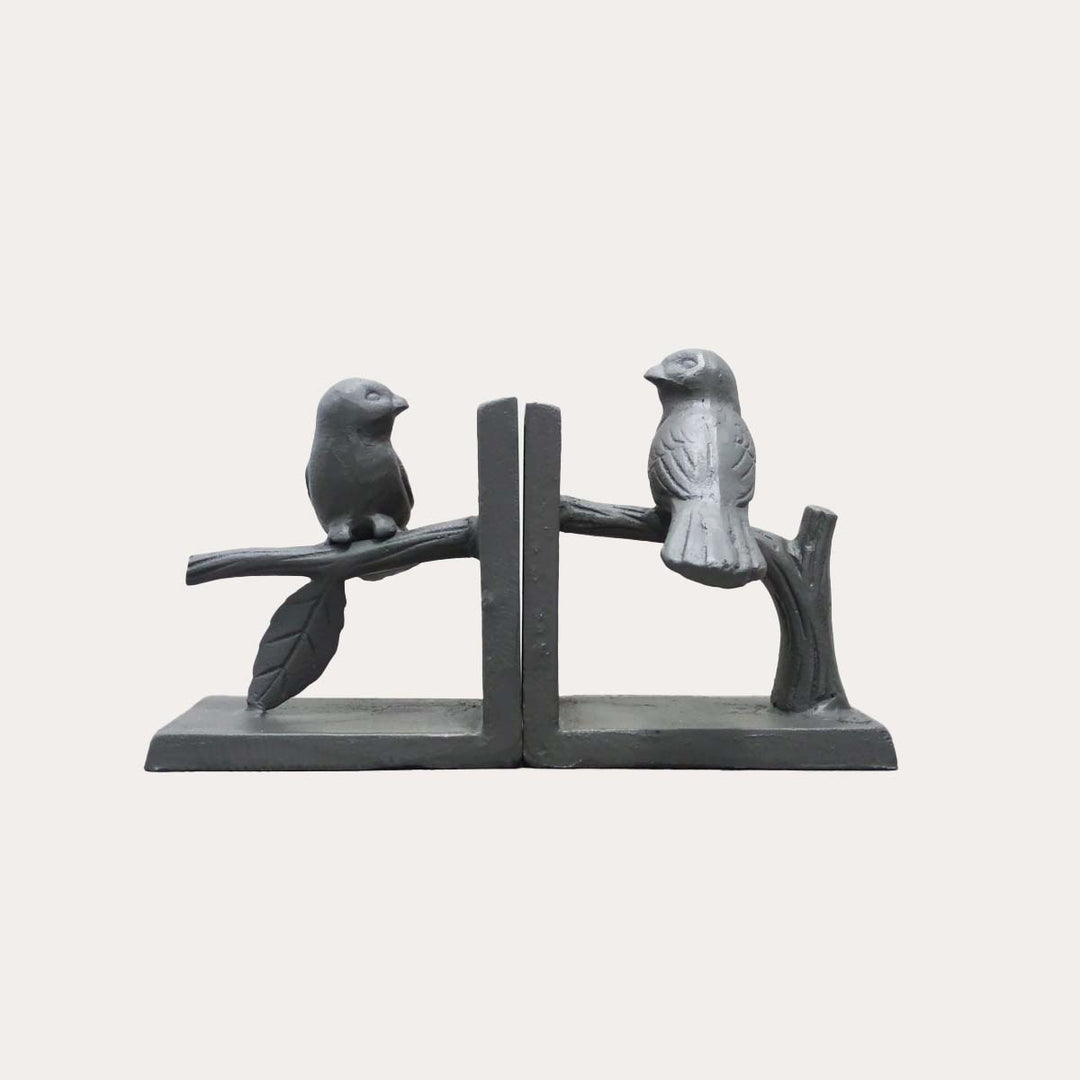Birds on Branch Bookend Set