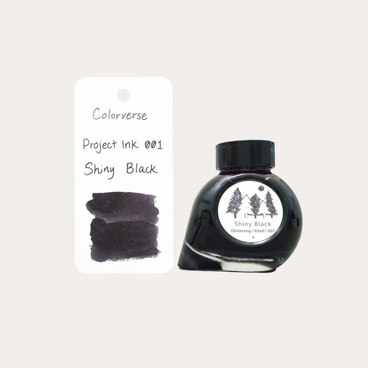 Shiny Black Glistening Project Ink No.001