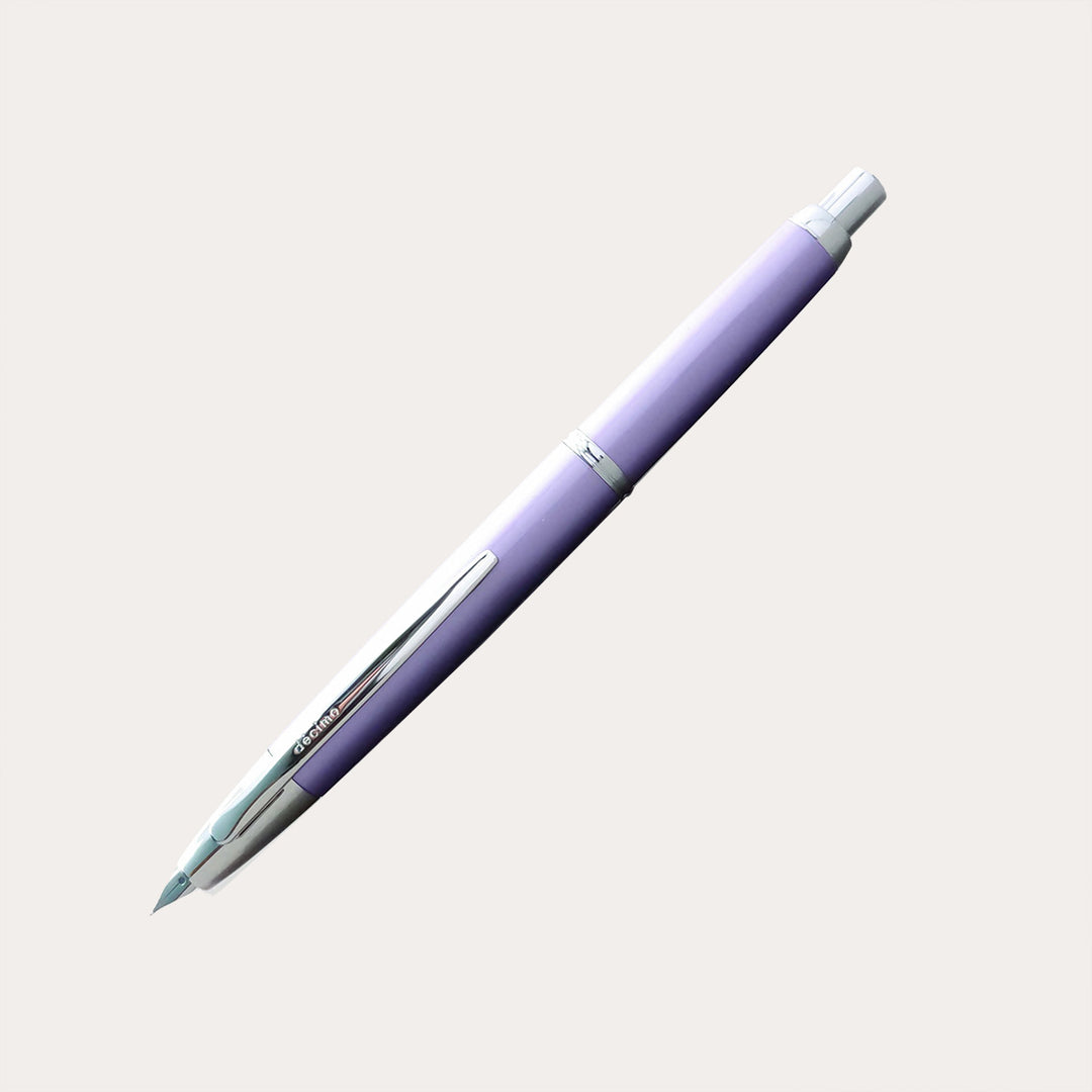 Vanishing Point Decimo Fountain Pen | Purple | Fine Nib