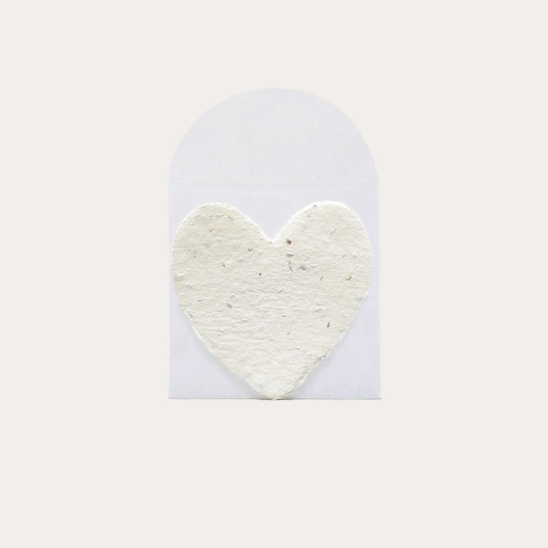 Heart-Shaped Plantable Petite Card