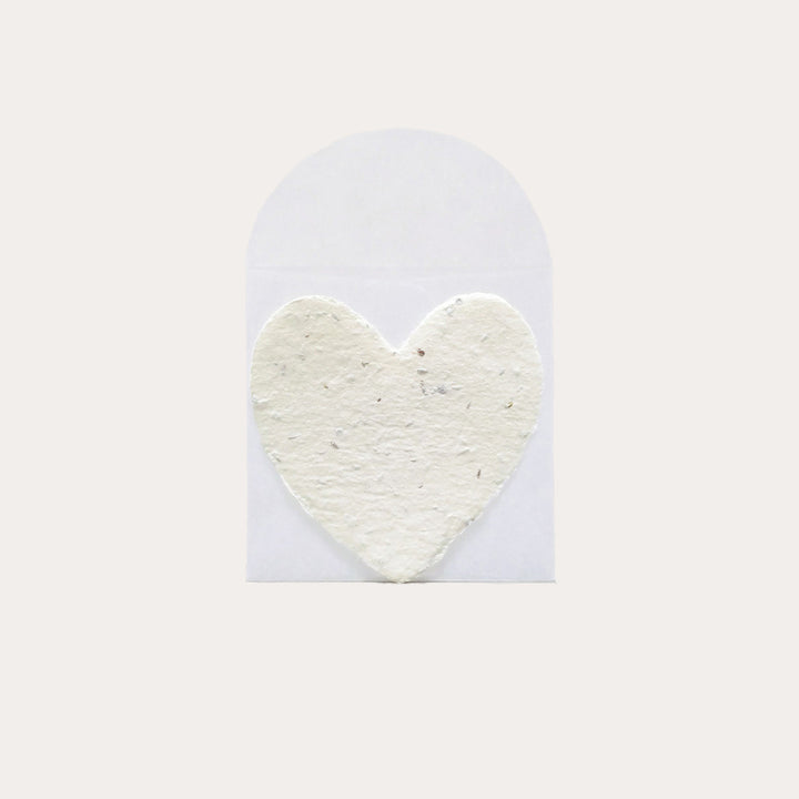 Heart-Shaped Plantable Petite Card