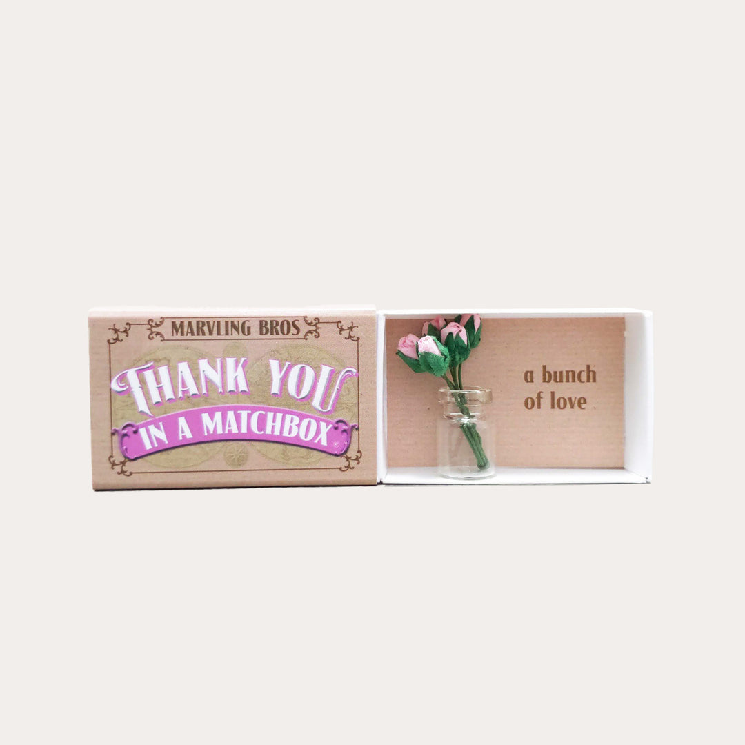 Thank You in a Matchbox | Blooming Roses