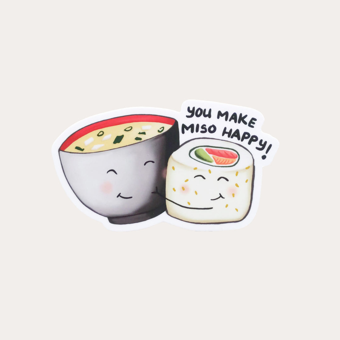 Miso Happy | Vinyl Sticker