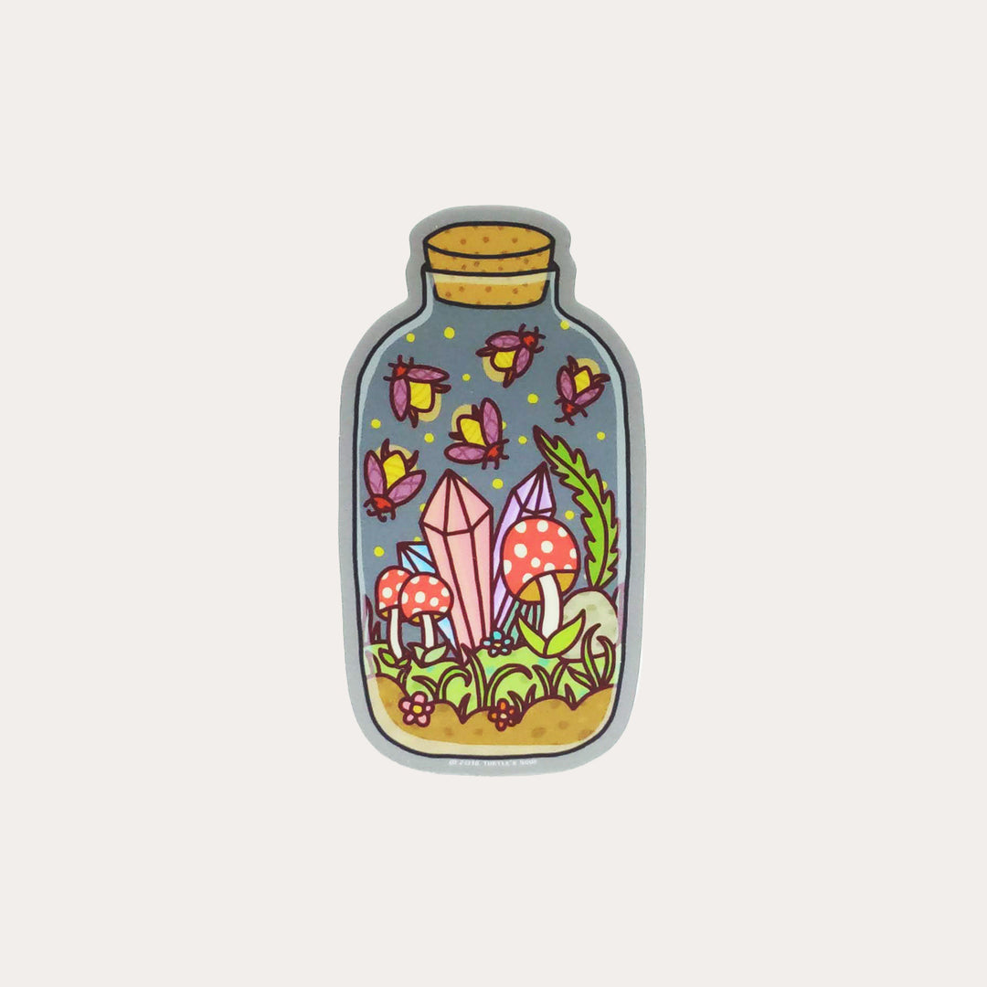 Firefly Terrarium | Vinyl Sticker