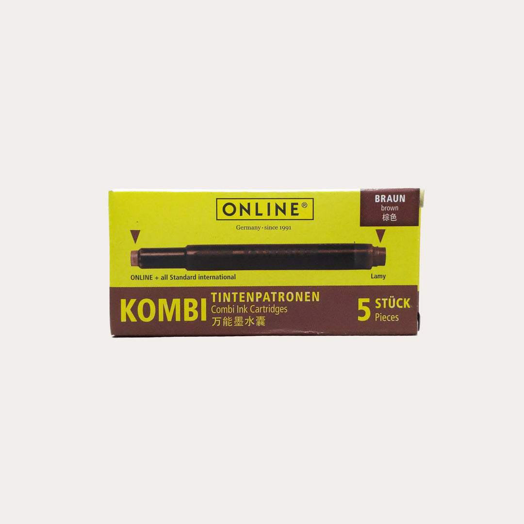 Kombi Dual-End Fountain Pen Ink Cartridges