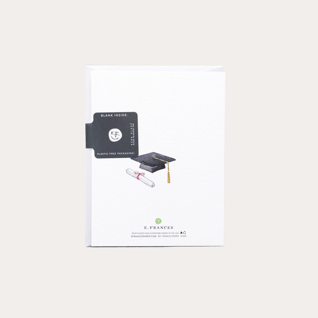 Grad Book Stack | Greeting Card