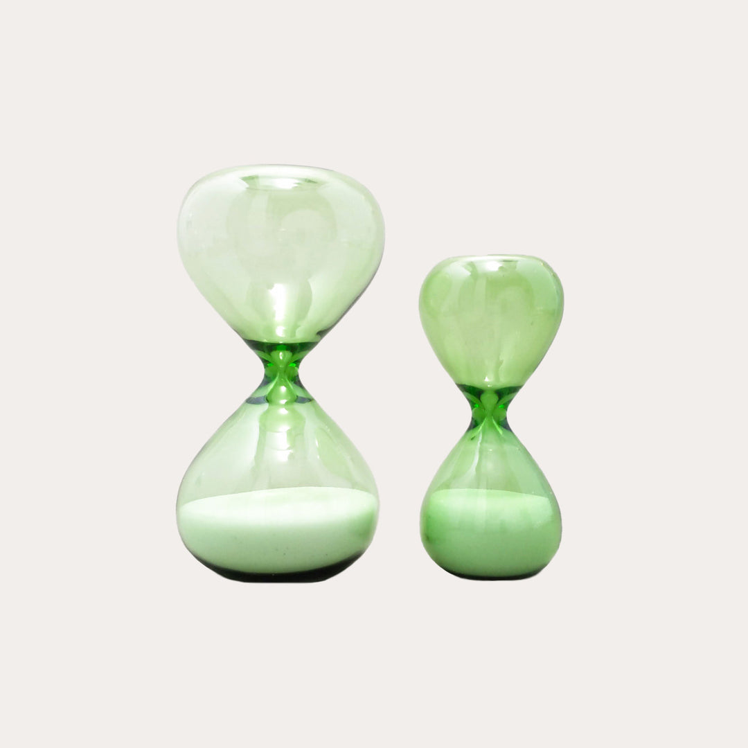 Handmade Hourglass | Jade Green