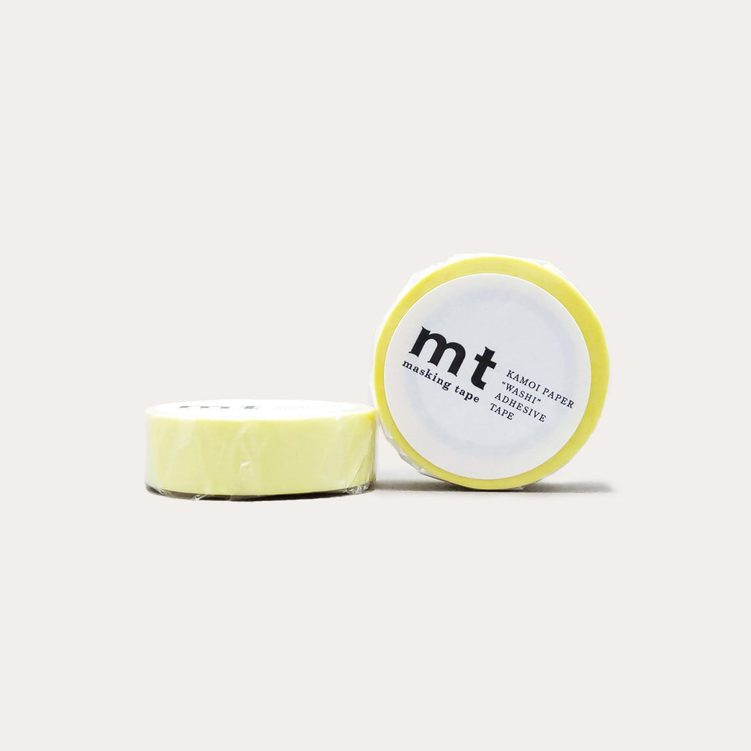 Pastel Lemon | Solid Color Washi Tape