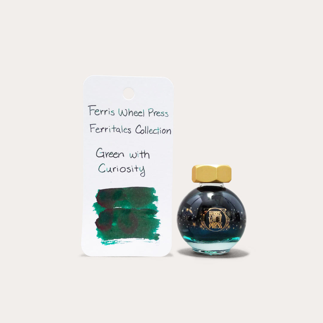 Green with Curiosity | Fountain Pen Ink | FerriTales | Down the Rabbit Hole
