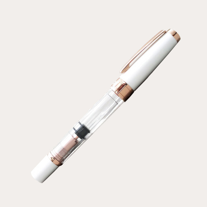 Diamond 580 Fountain Pen | White Rose Gold II