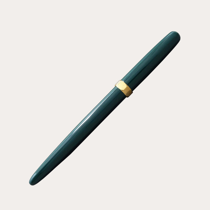 Lord Evergreen Brush Fountain Pen | Gold-Plated Fine Nib