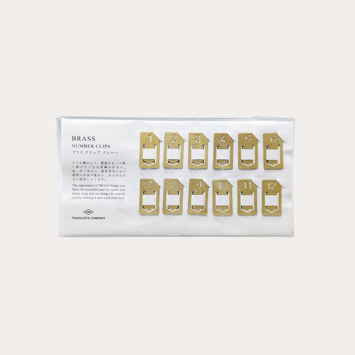 TRC BRASS CLIPS | Number