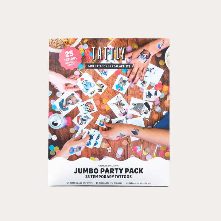 Creature Collective Jumbo Pack | Temporary Tattoo Sheet