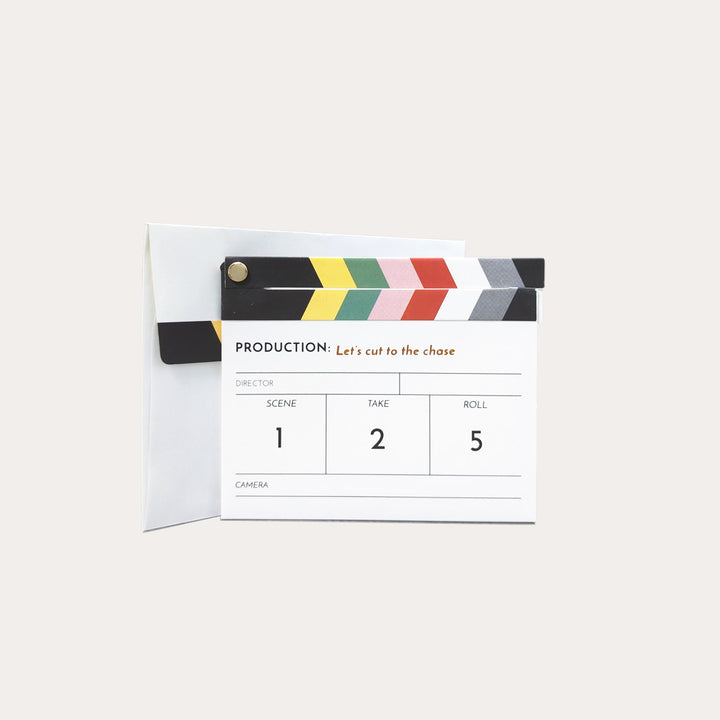 Clapperboard | Pop Up Greeting Card*