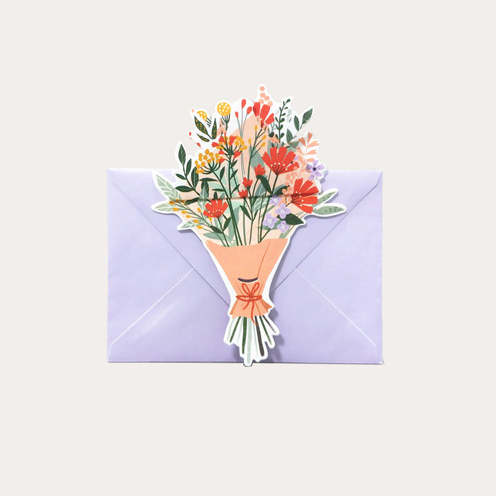 Wildflowers | Pop Up Greeting Card